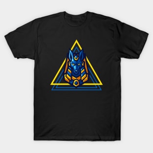 Anubis Egyptian God eSports Style T-Shirt